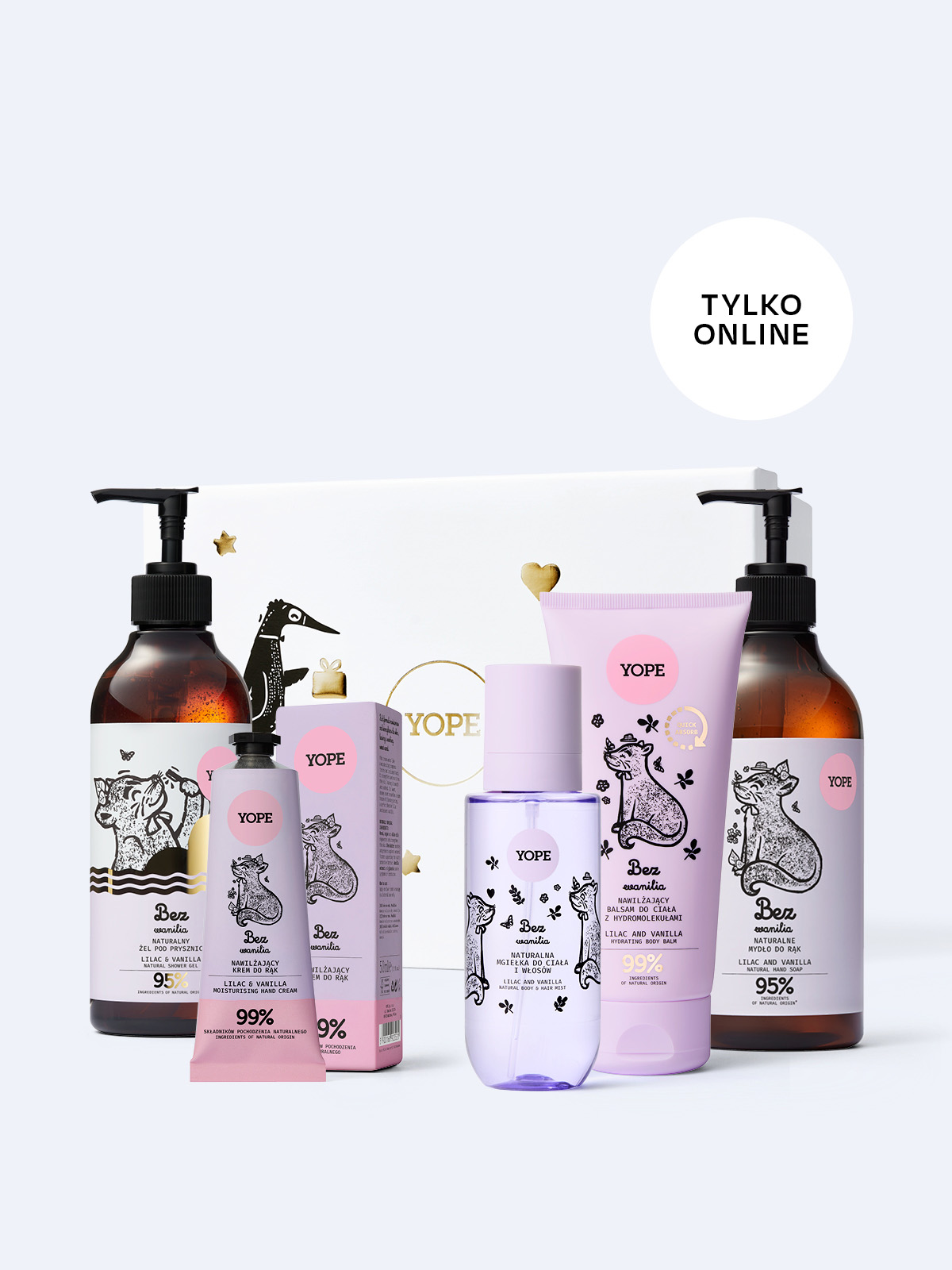 Lilac and vanilla Body Care Gift Set