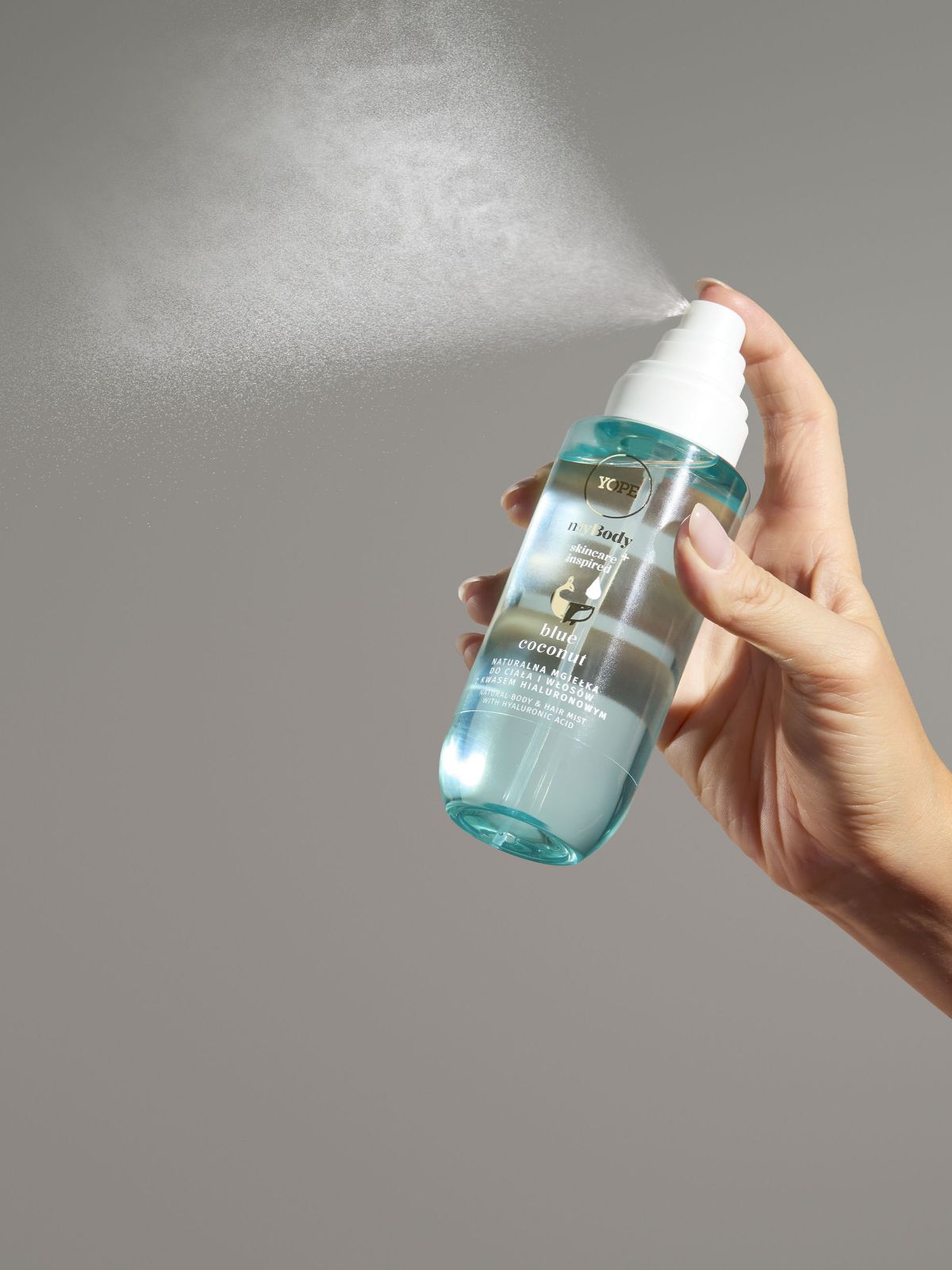 Natural Body & Hair Mist with Hyaluronic Acid Blue Coconut