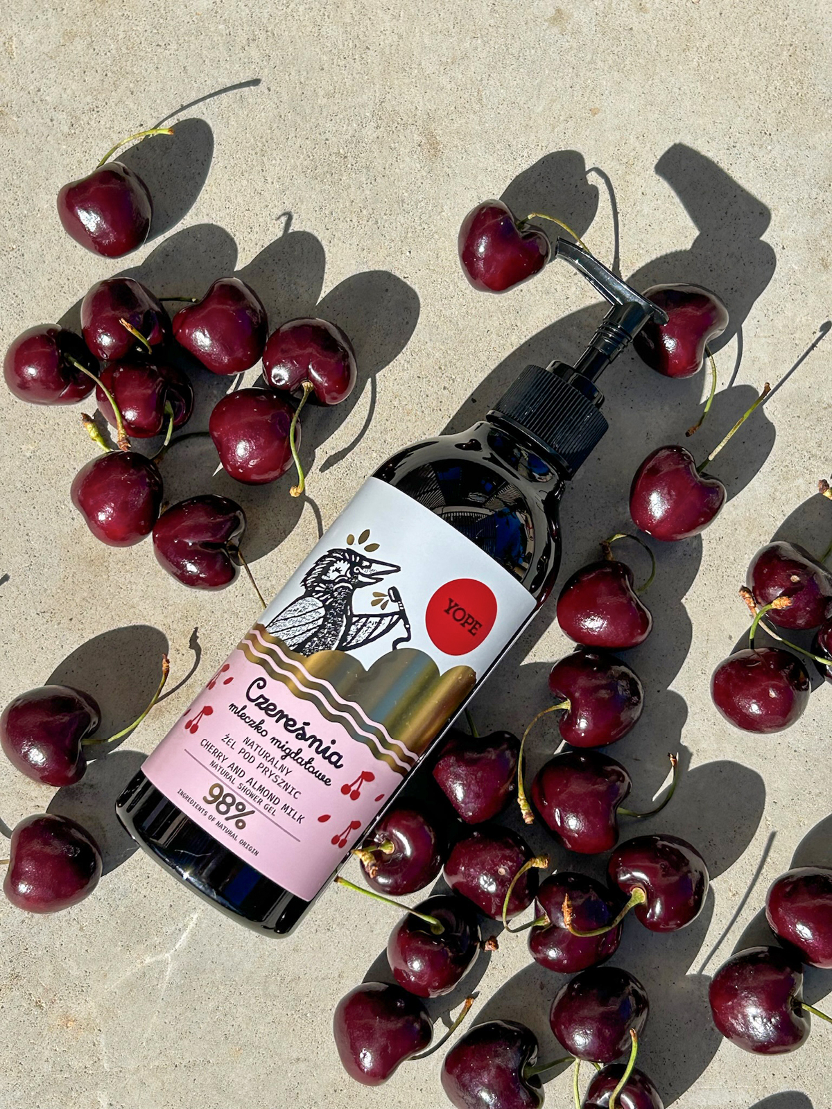 Cherry and almond milk Body Care Gift Set