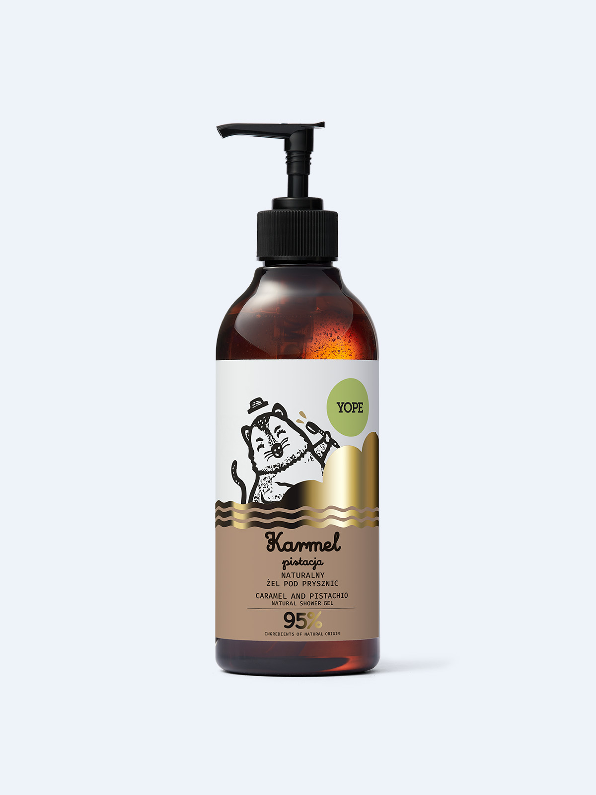 Natural Shower Gel Caramel & Pistachio
