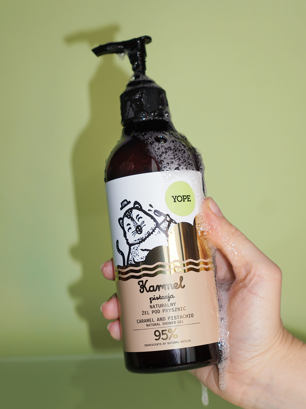 Natural Shower Gel Caramel & Pistachio