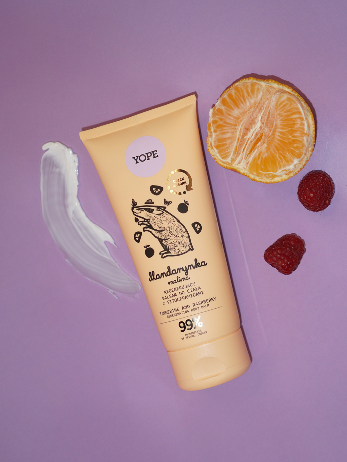 Regenerating Body Lotion with Phytoceramides Tangerine & Raspberry