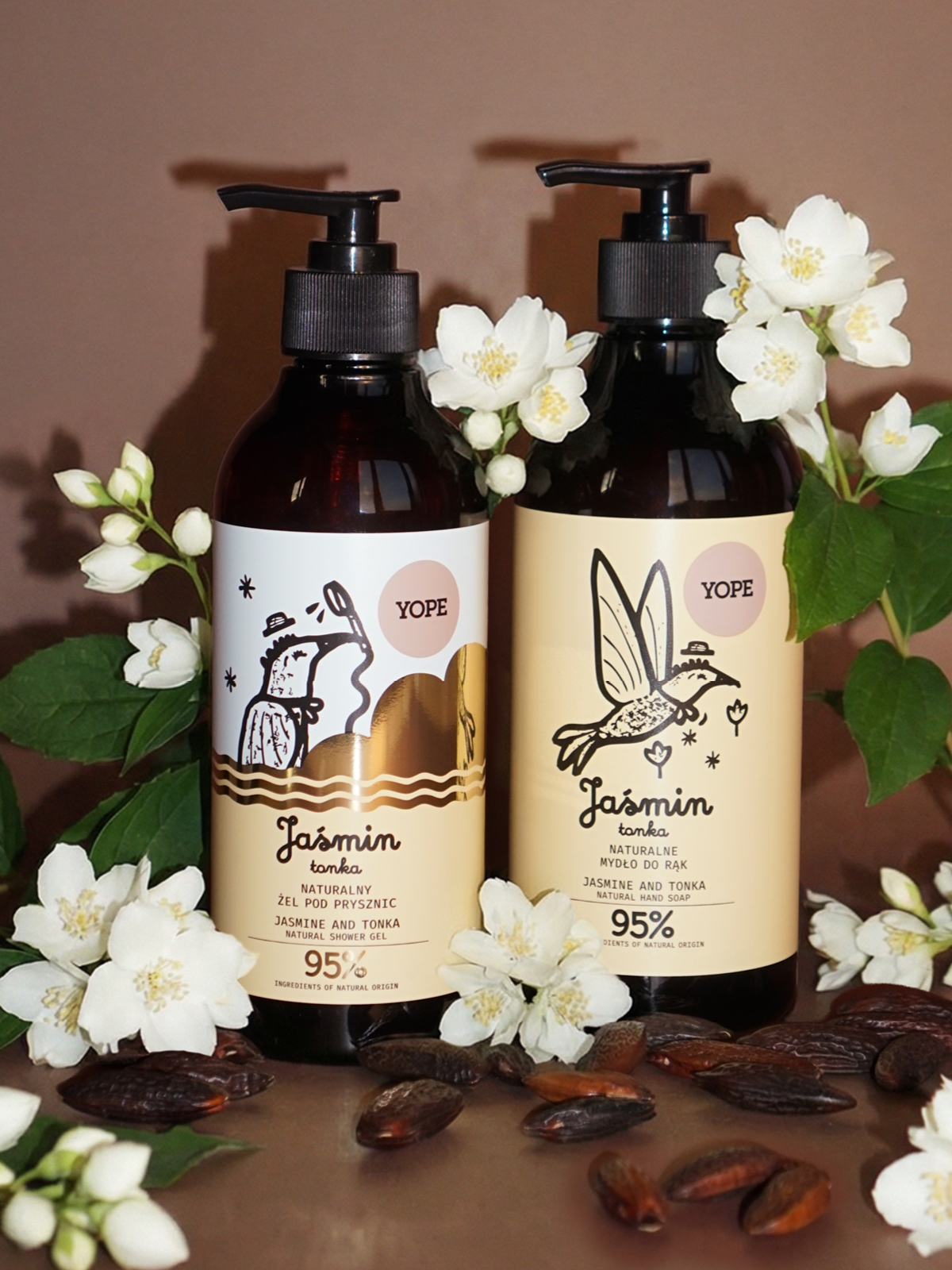 Natural Shower Gel Jasmine & Tonka