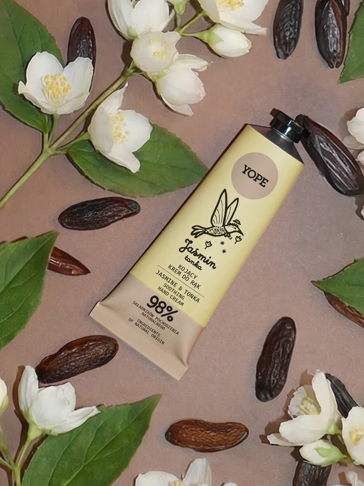 Natural Soothing Hand Cream Jasmine & Tonka