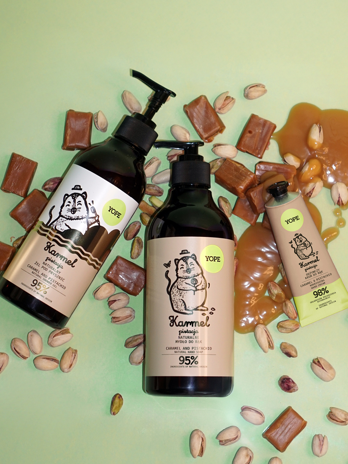 Natural Hand Soap Caramel & Pistachio