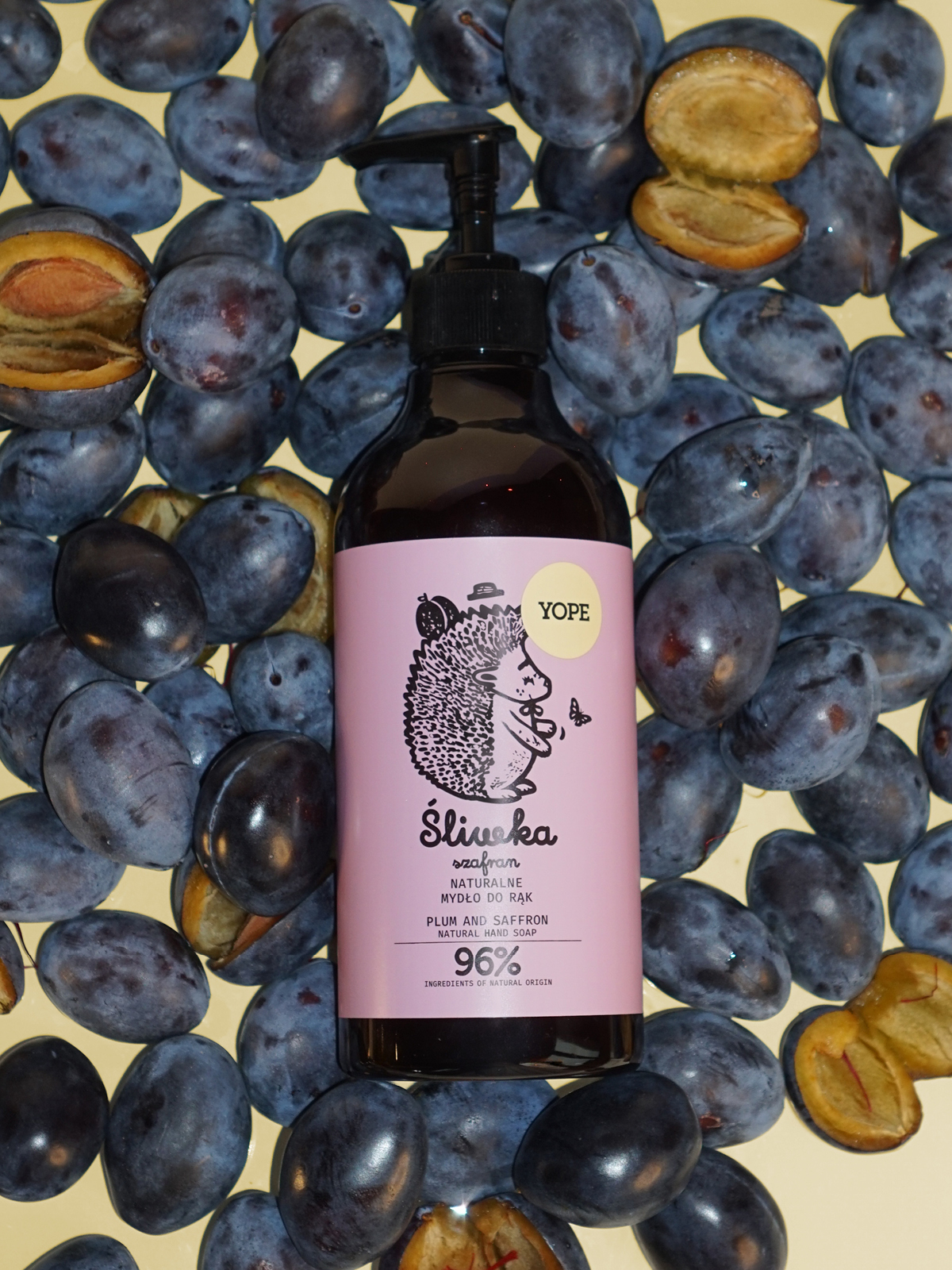 Natural Hand Soap Plum & Saffron