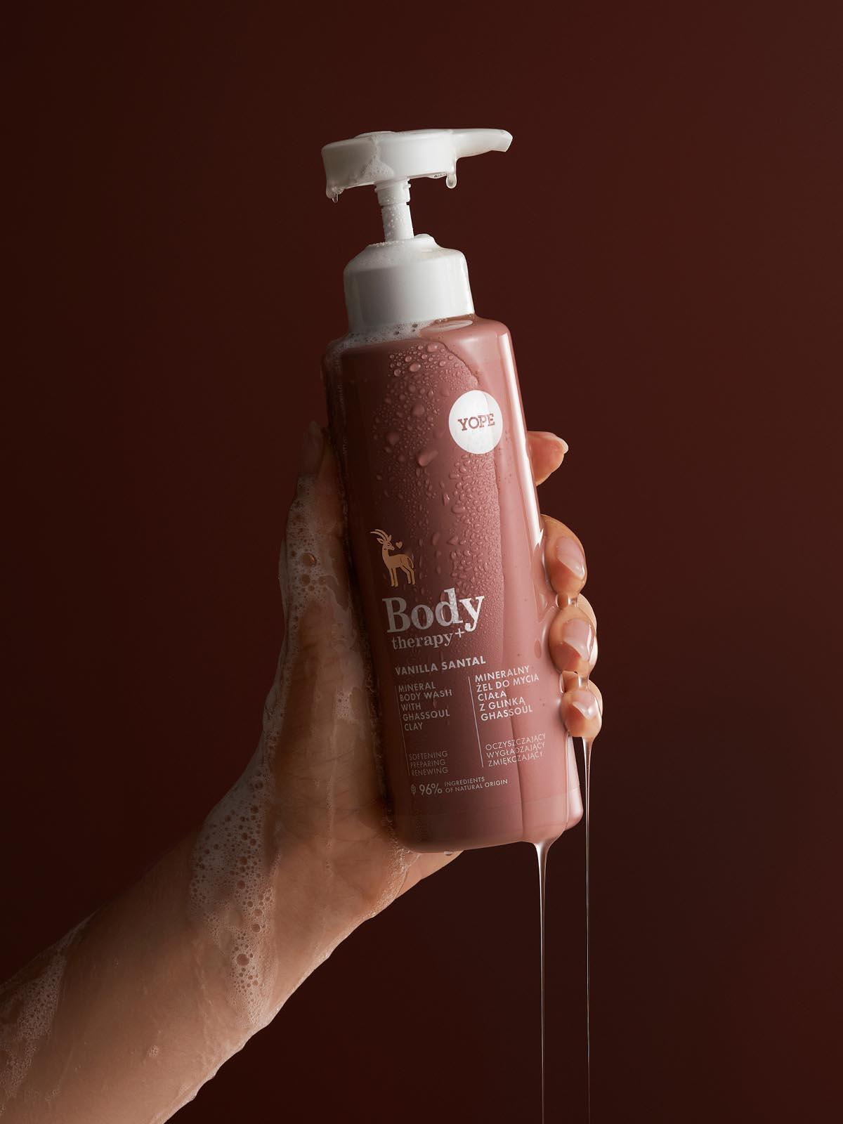Mineral Body Wash Body Therapy+ Vanilla Santal