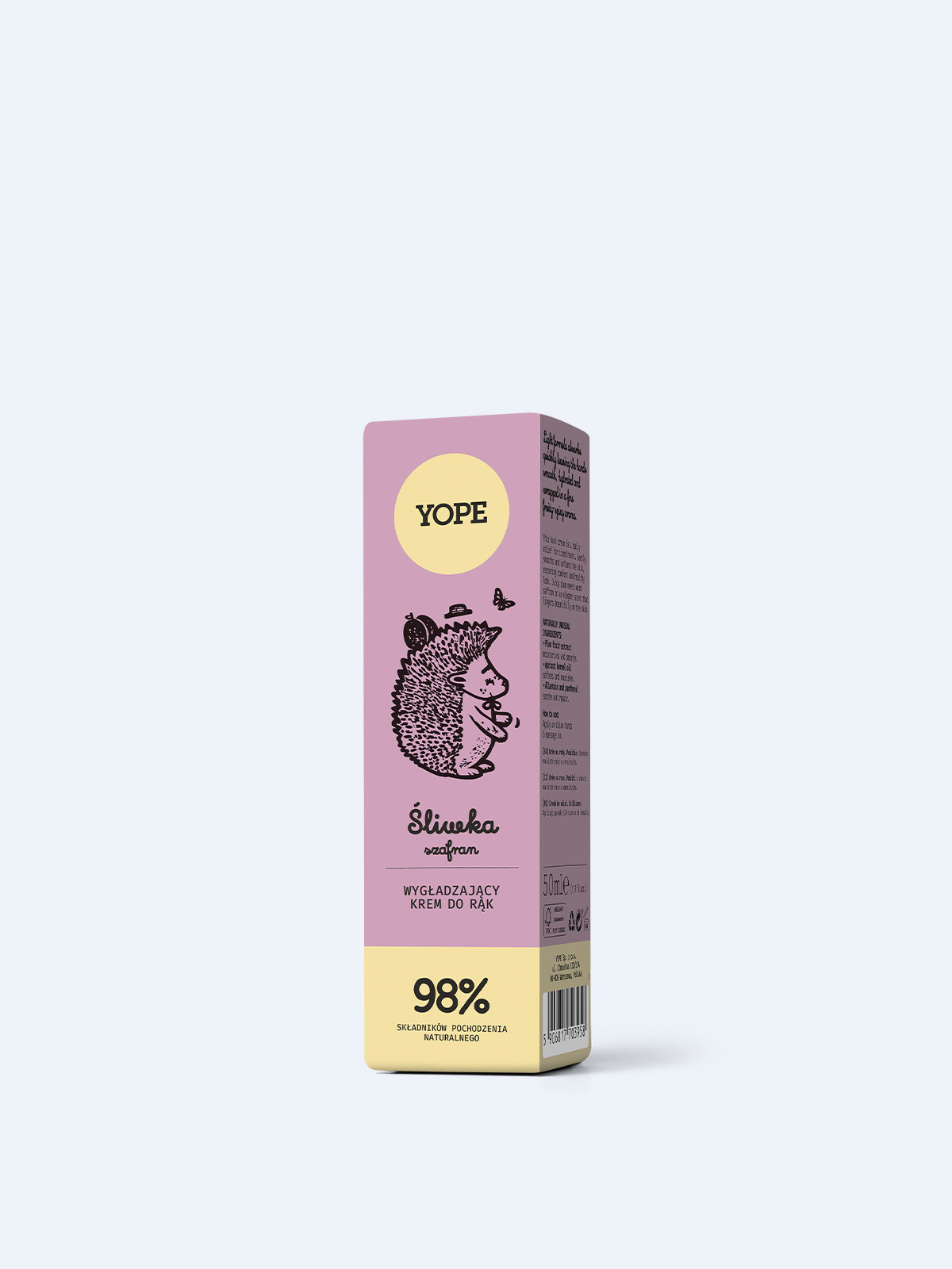 Natural Smoothing Hand Cream Plum & Saffron