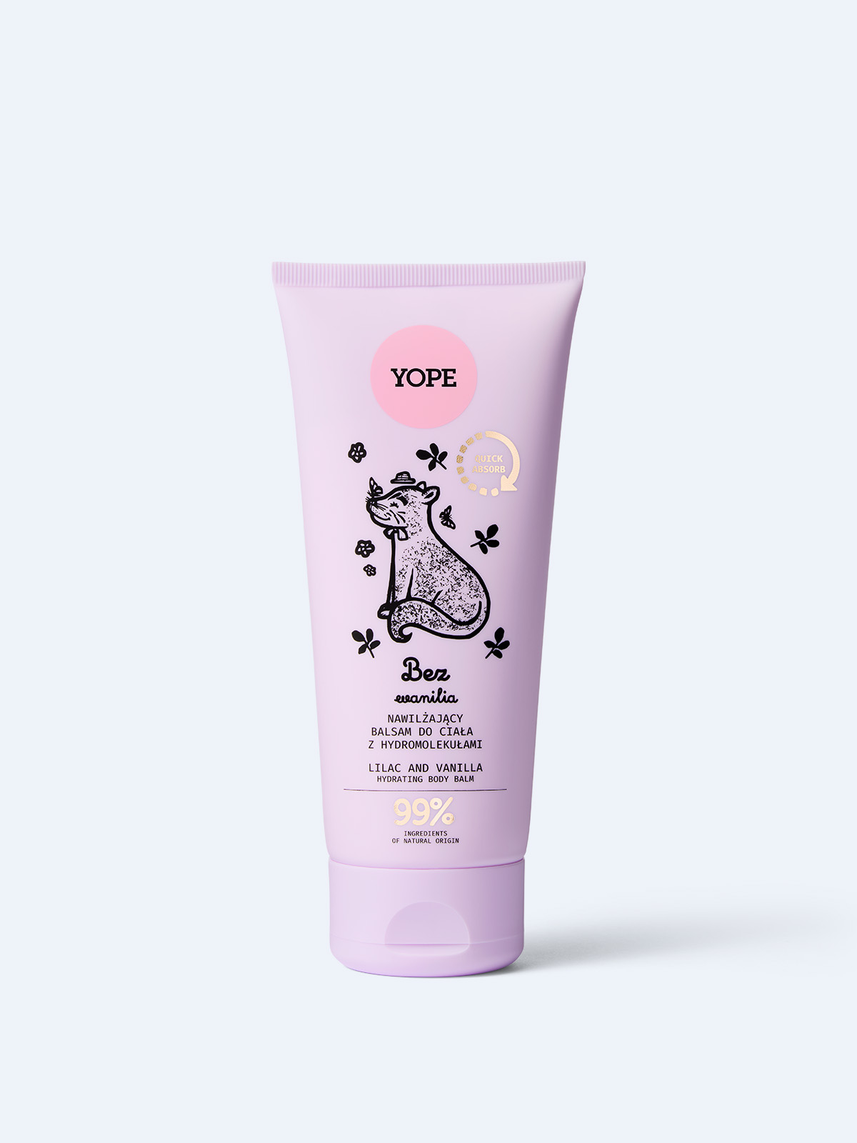 Moisturising Body Lotion with Hydromolecules Lilac & Vanilla