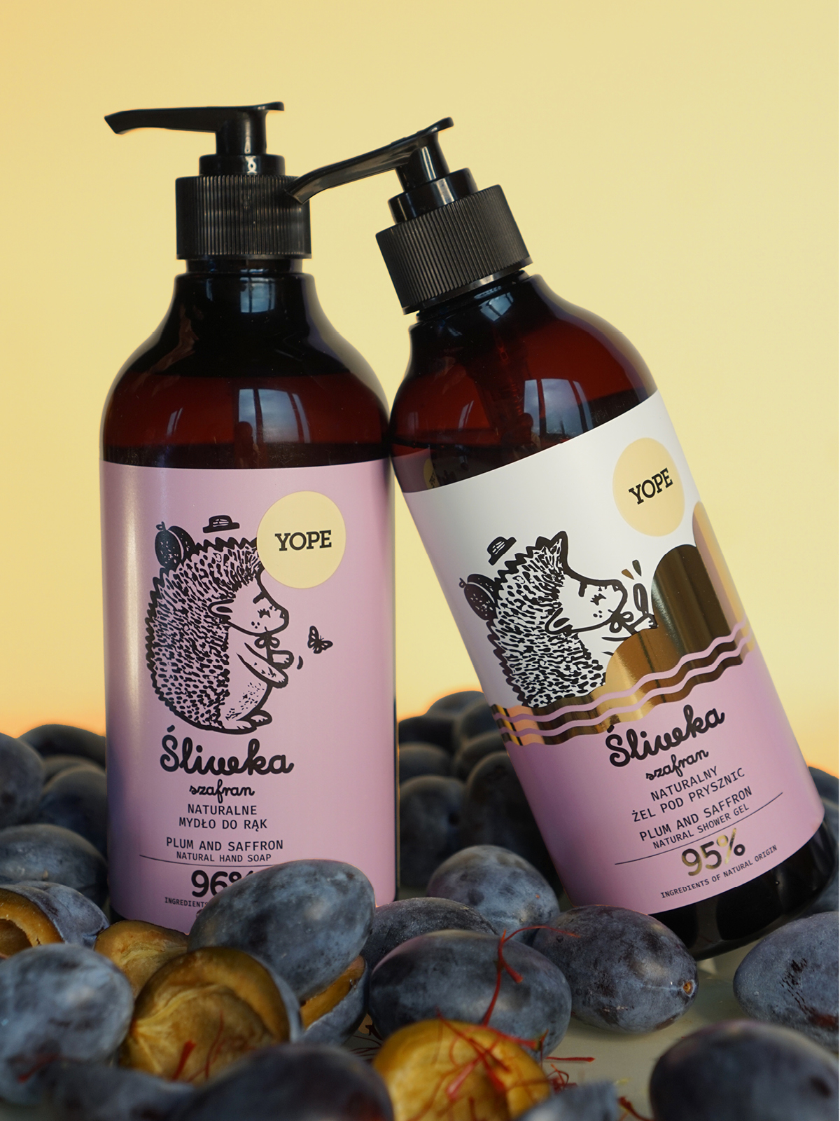 Natural Hand Soap Plum & Saffron