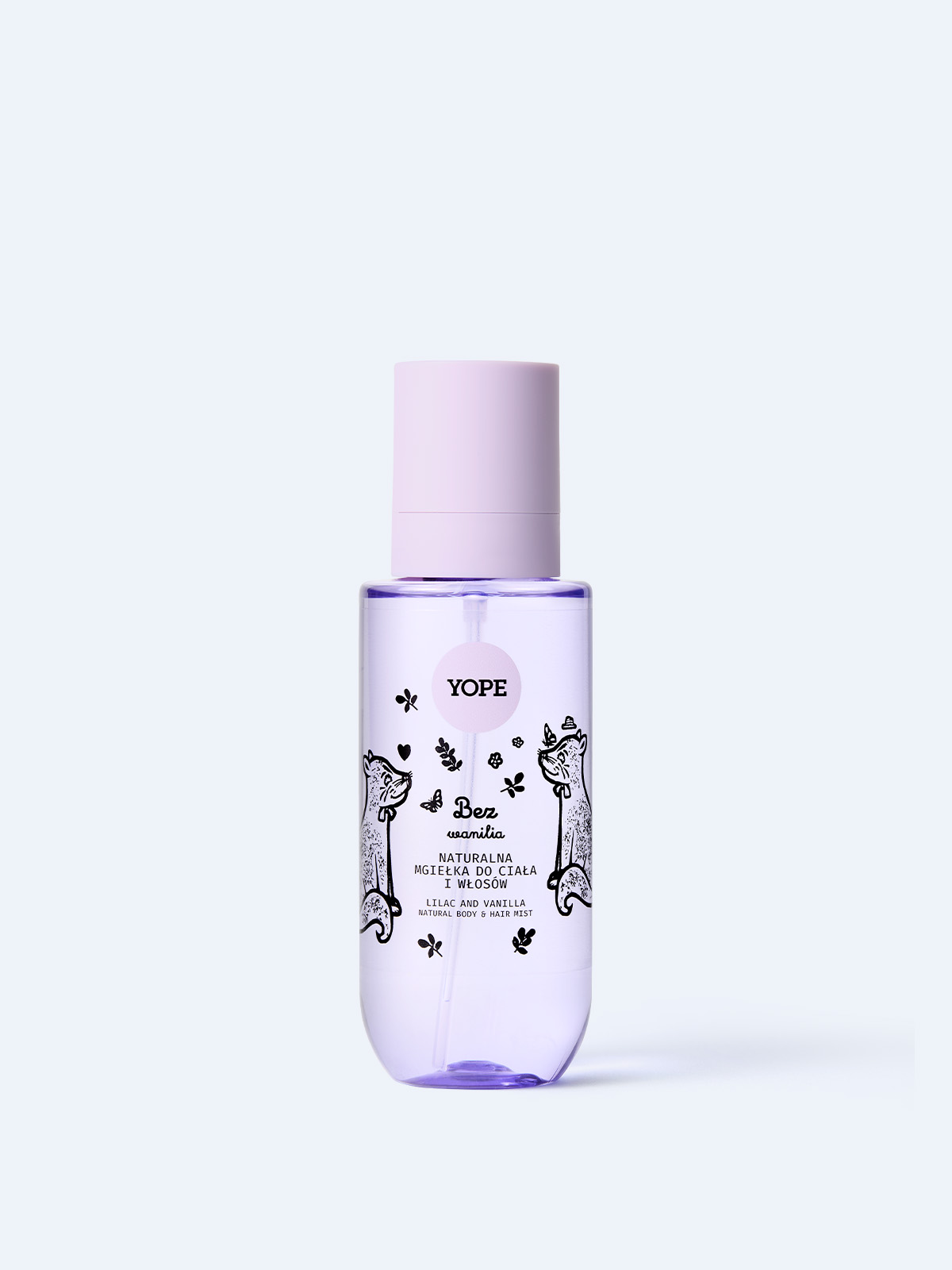 Natural Body & Hair Mist Lilac and vanilla