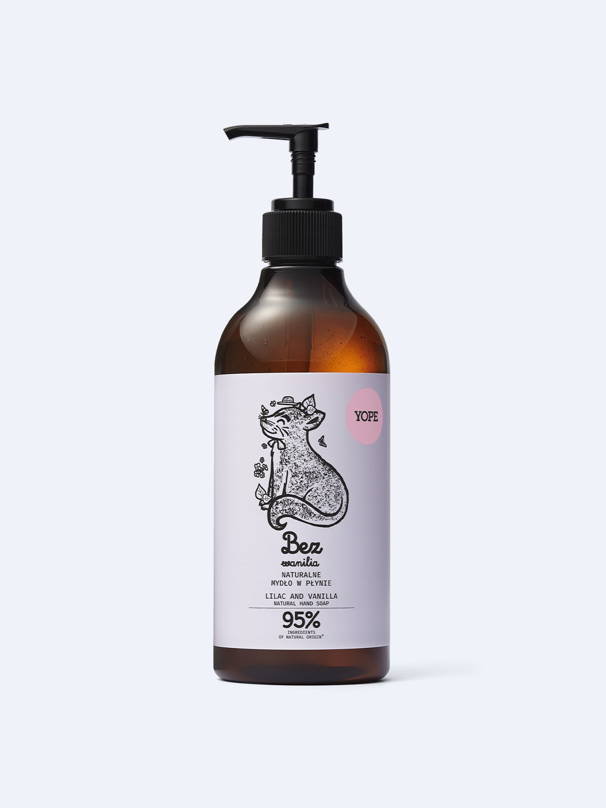 Lilac and vanilla natural hand soap