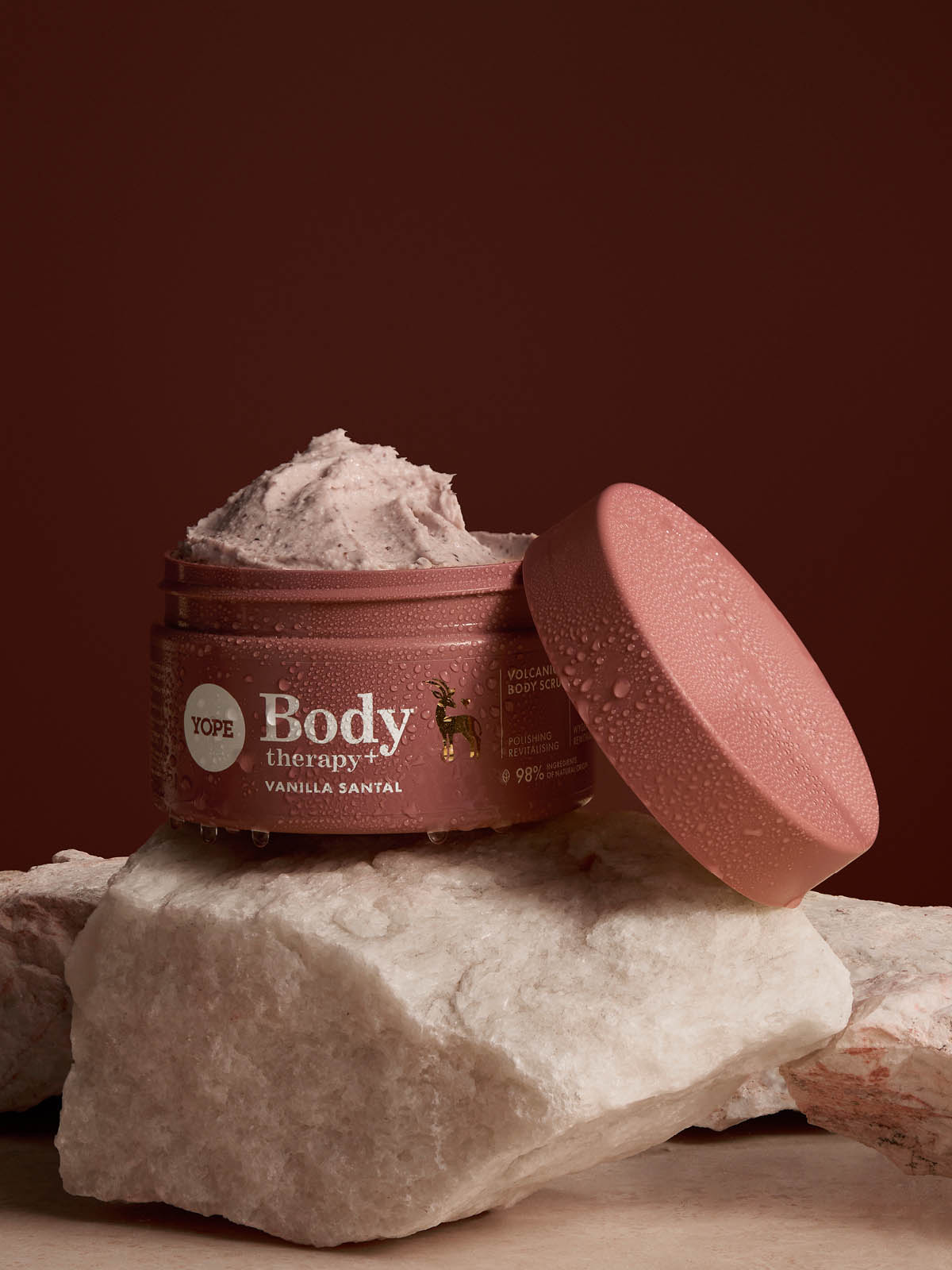 Mineral Volcanic Body Scrub Body Therapy+ Vanilla Santal