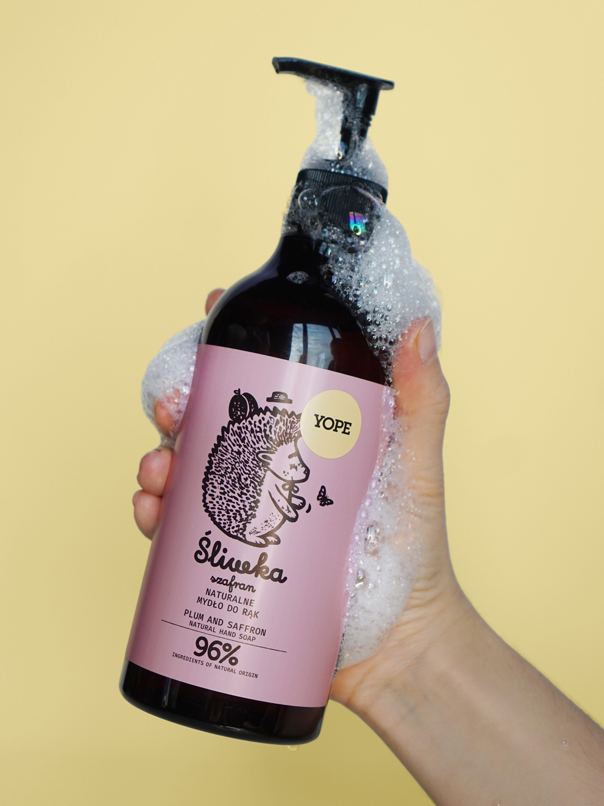 Natural Hand Soap Plum & Saffron