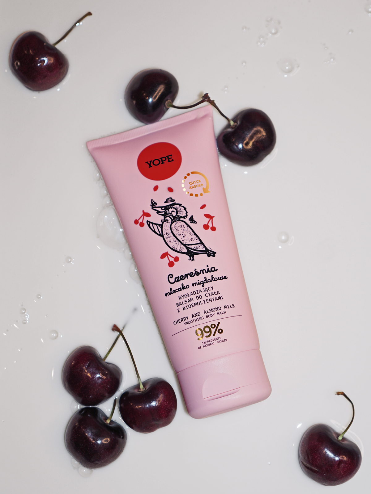 Smoothing Body Lotion with Bio-emollients Cherry & Almond Milk