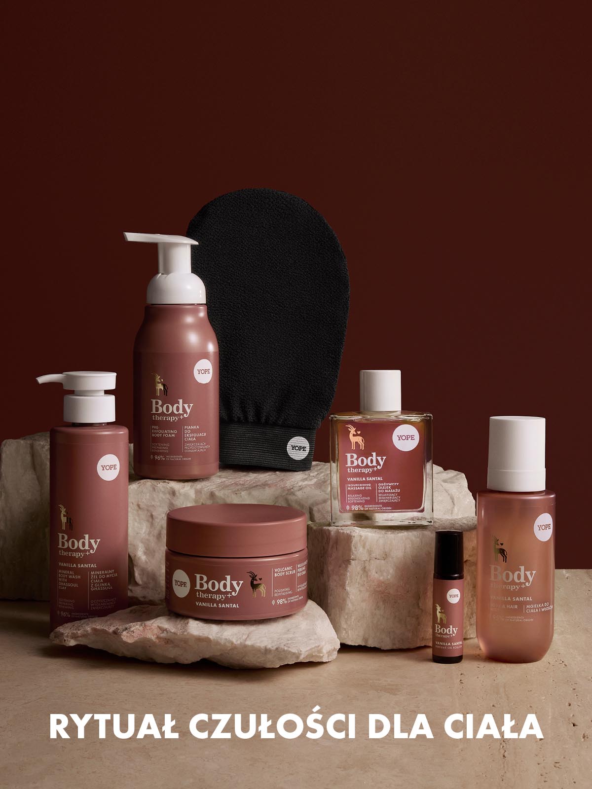 Rytuał pielęgnacyjny Body Therapy+ Vanilla Santal