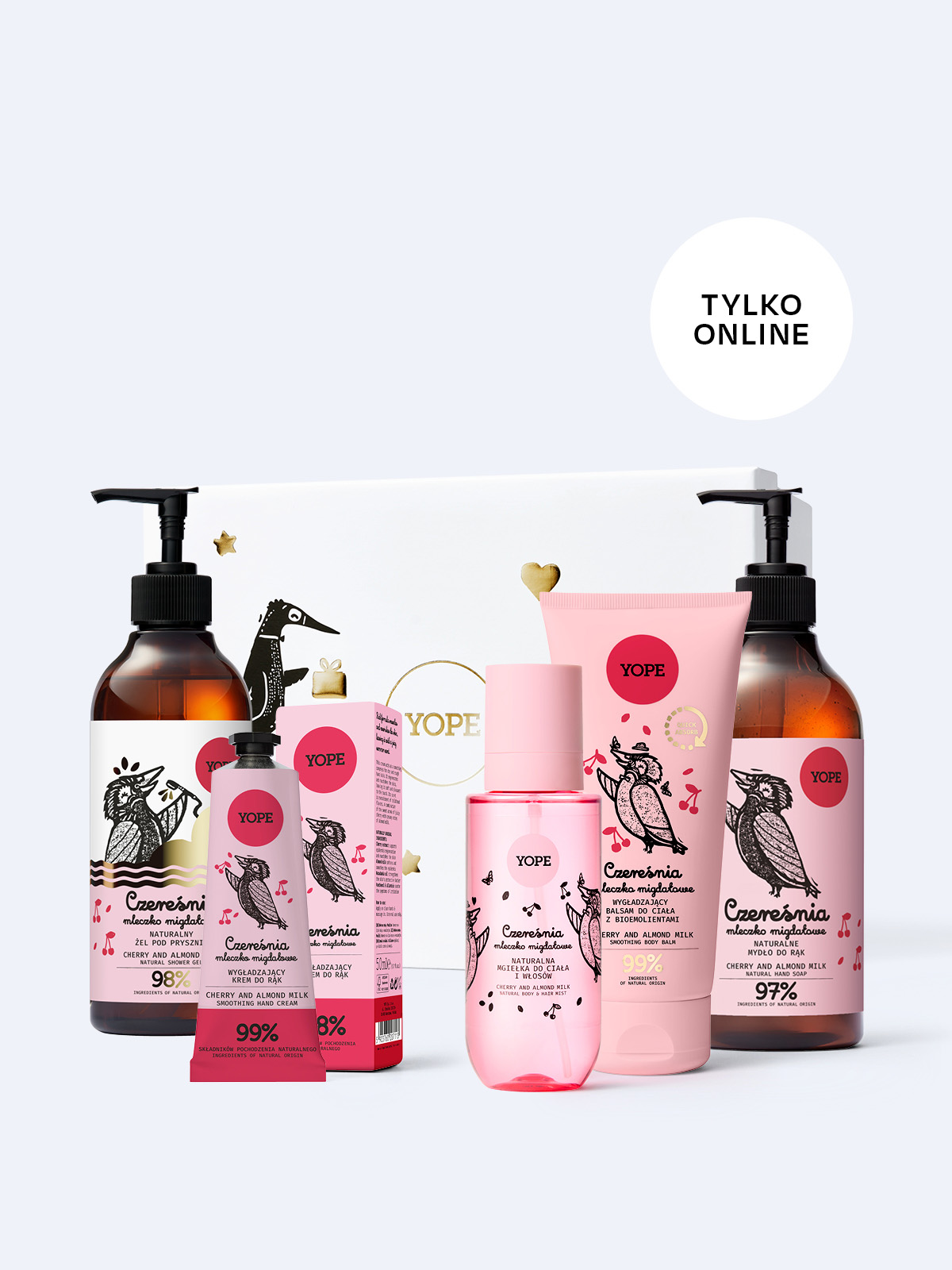 Cherry and almond milk Body Care Gift Set
