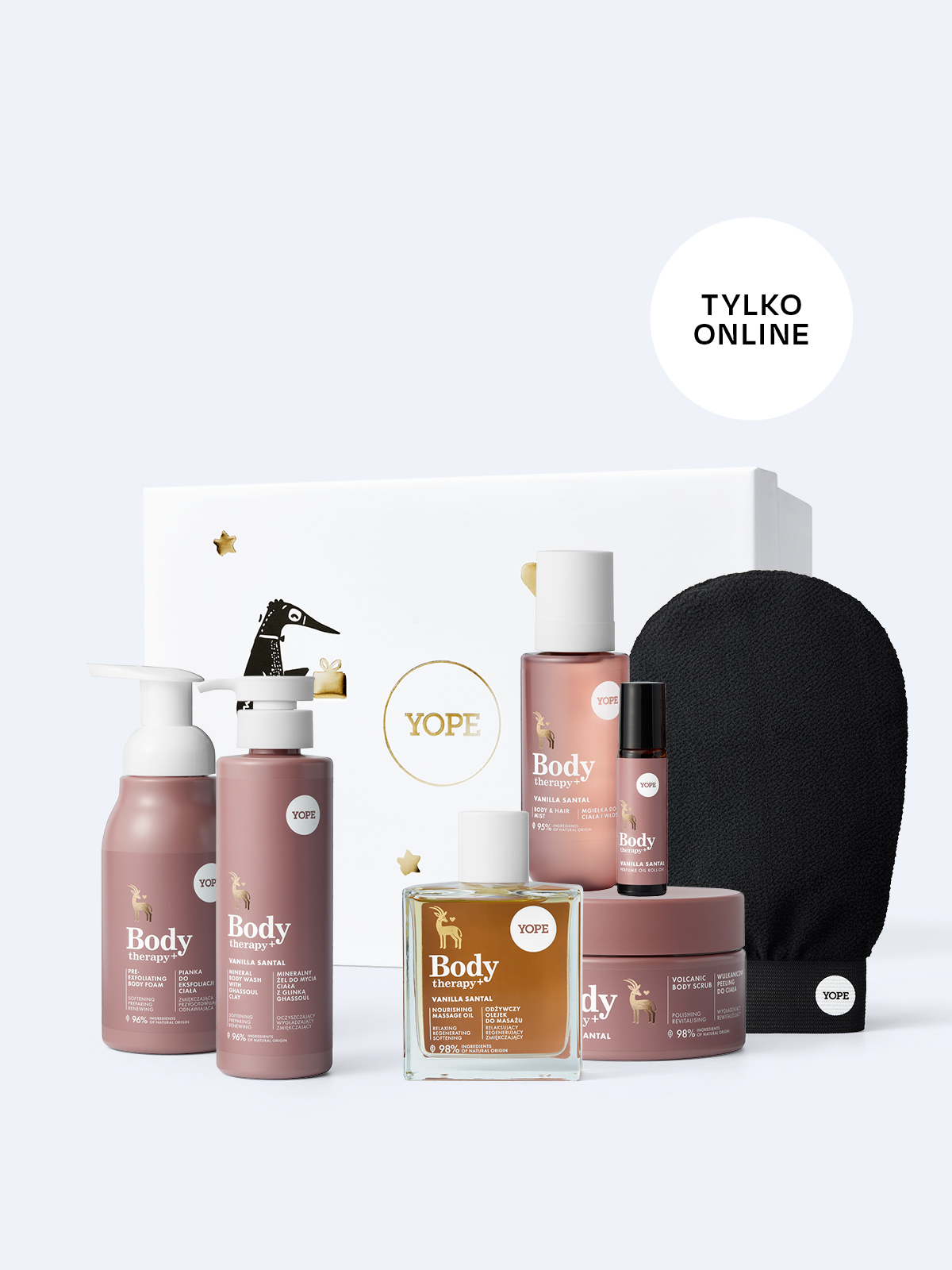 Rytuał pielęgnacyjny Body Therapy+ Vanilla Santal