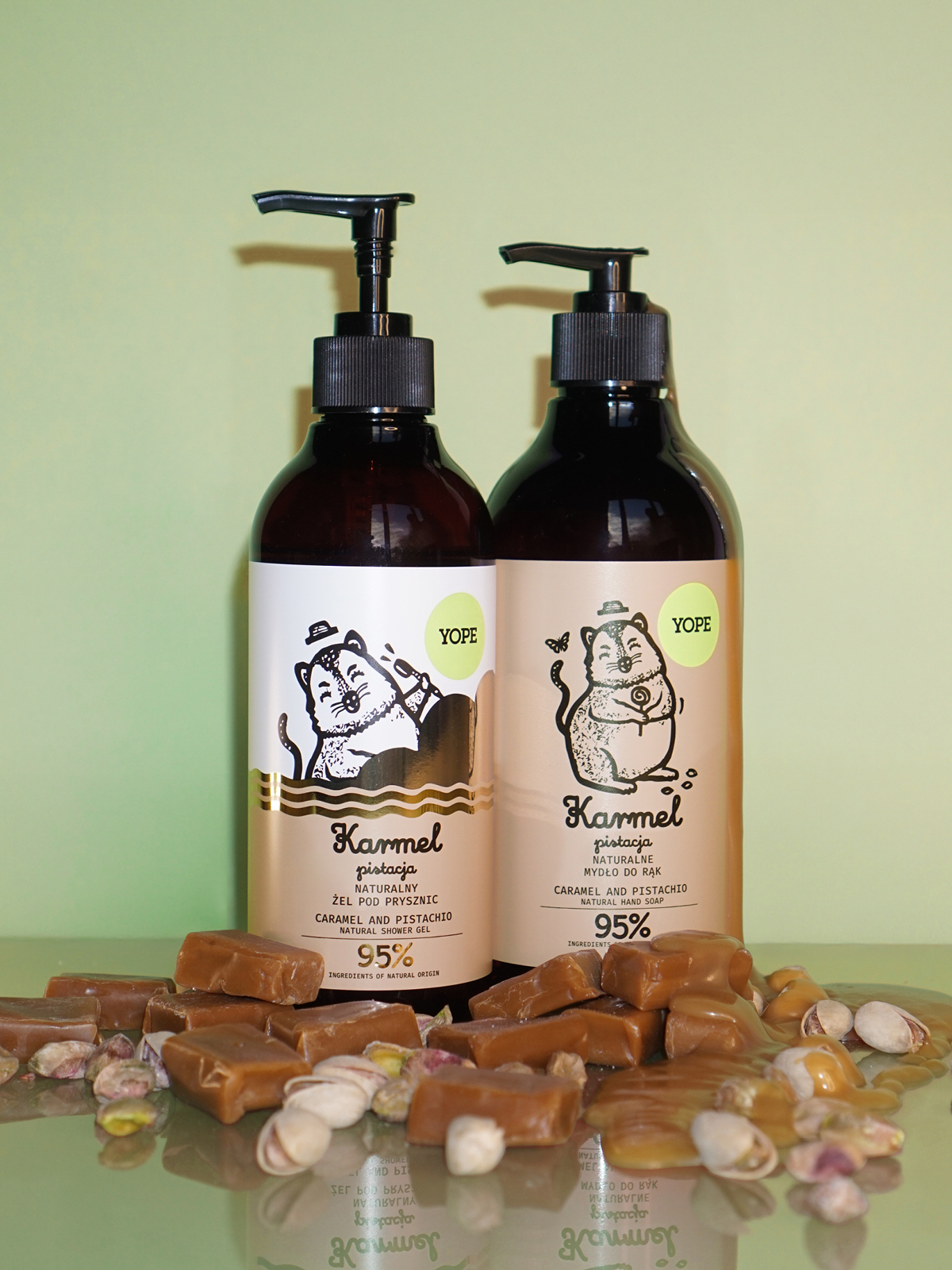 Natural Hand Soap Caramel & Pistachio