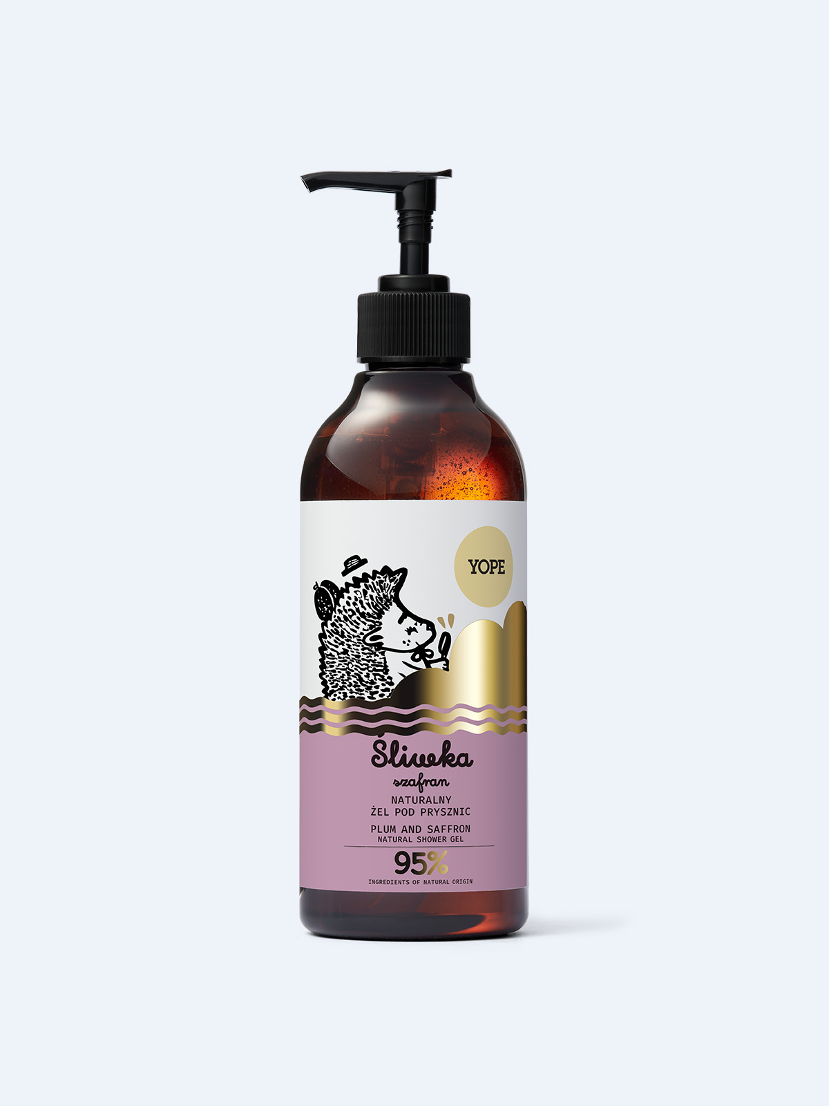 Natural Shower Gel Plum & Saffron