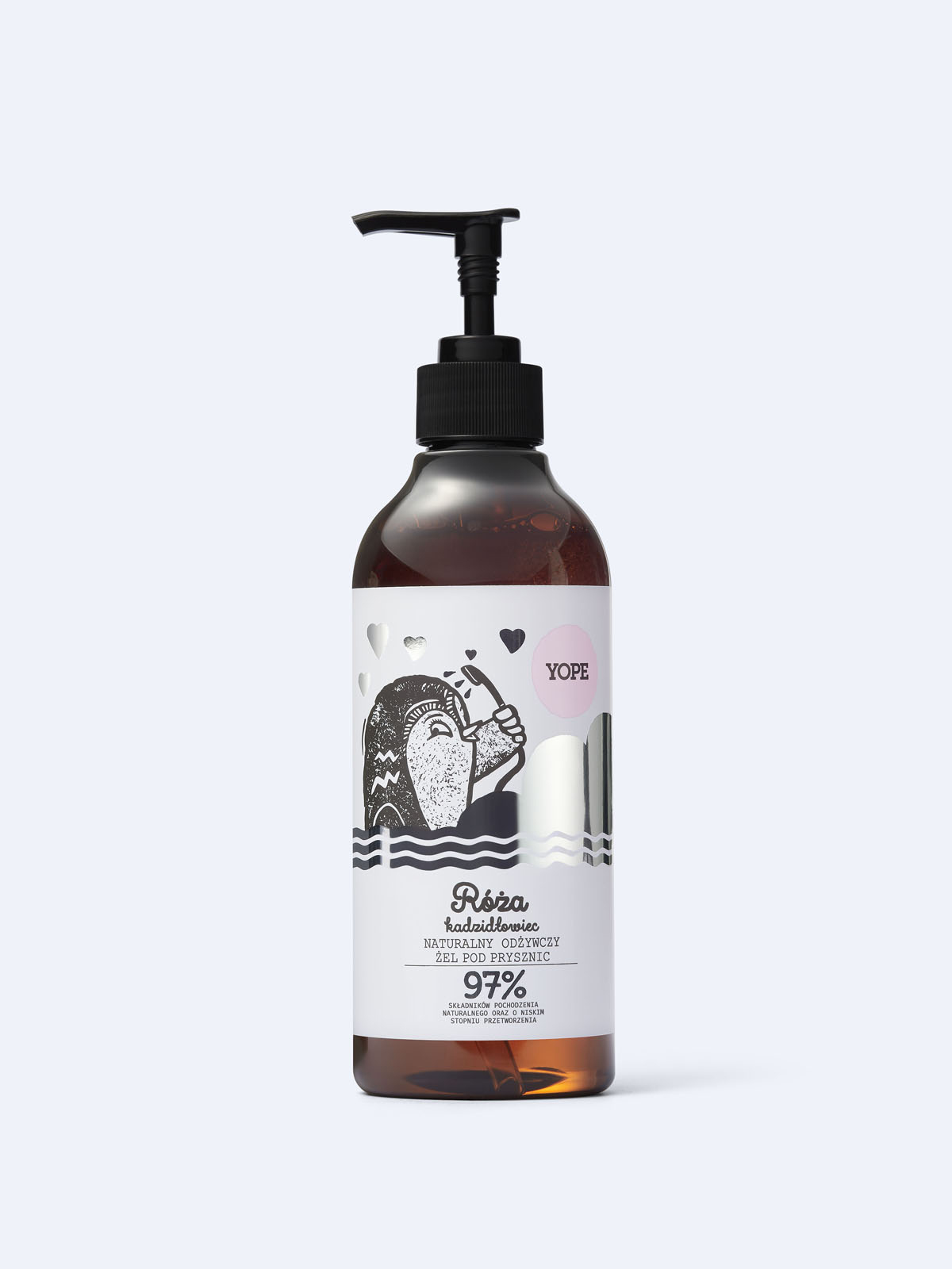 Rose and Boswellia Natural Nourishing Shower Gel