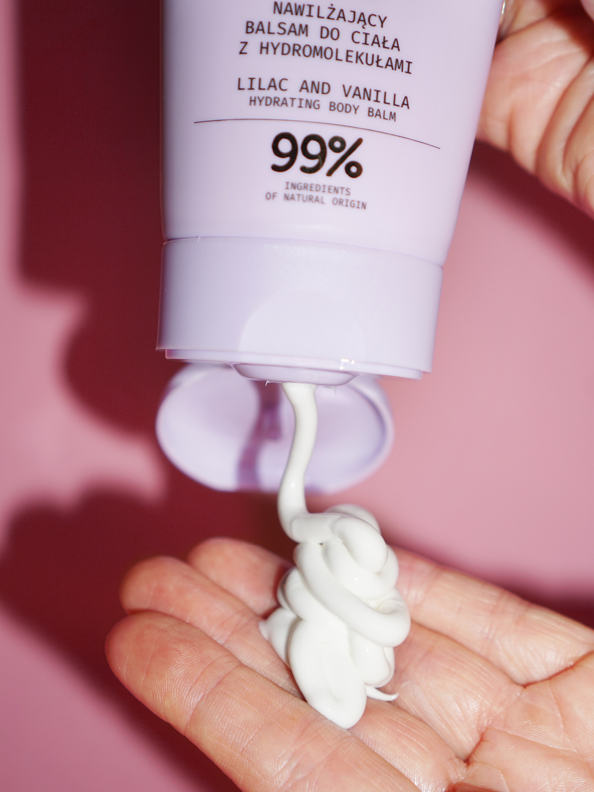 Moisturising Body Lotion with Hydromolecules Lilac & Vanilla