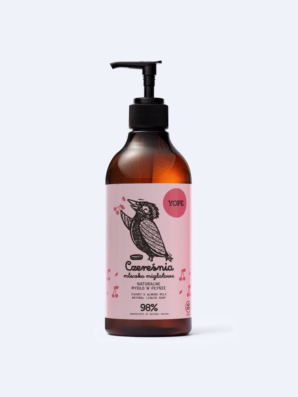 Natural hand soap Cherry & almond milk