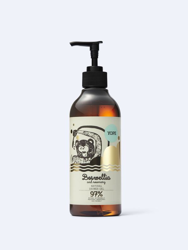Boswellia and Rosemary Natural Shower Gel