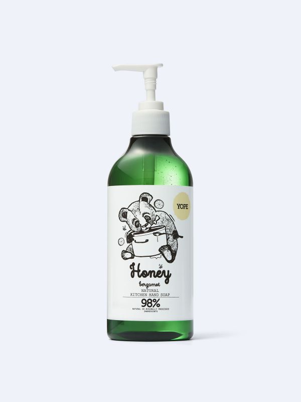 Honey and Bergamot Natural Kitchen Hand Soap