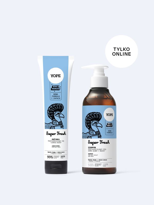 Super Fresh care set for oily hair