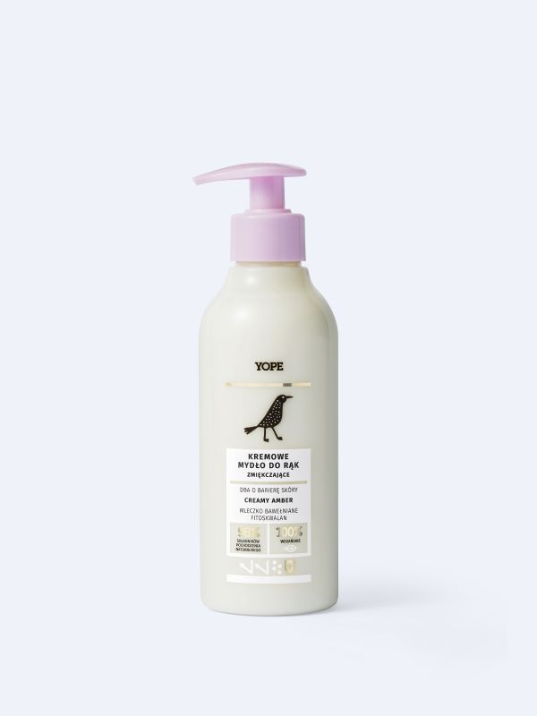 Hand cleansing milk softening Creamy amber