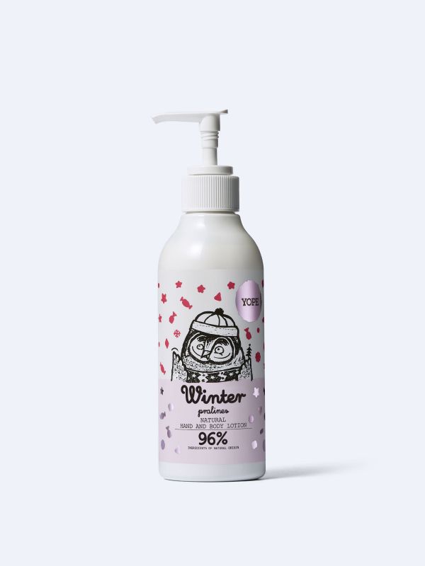 Winter pralines natural hand and body lotion 