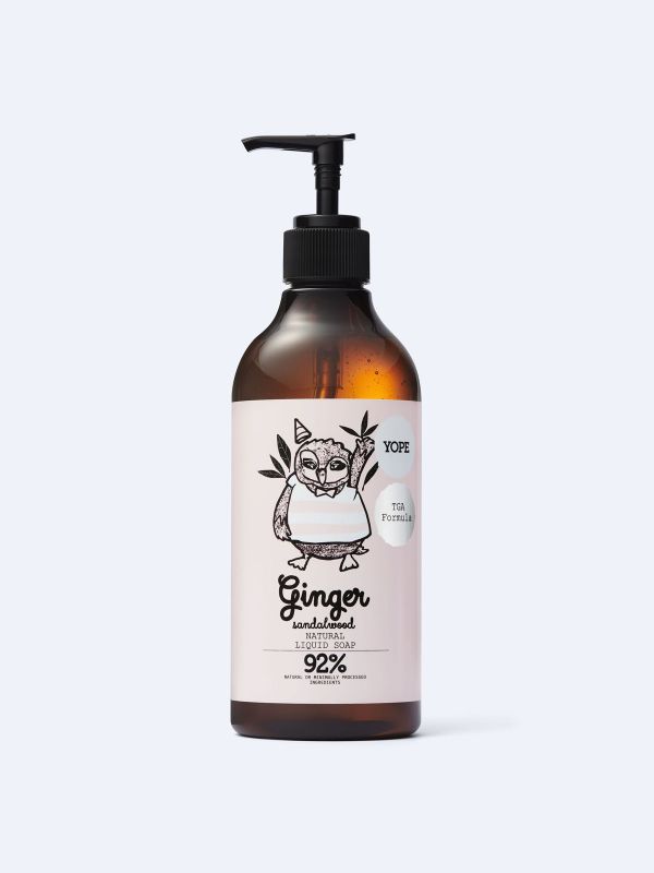 Ginger and Sandalwood Natural TGA Hand Soap